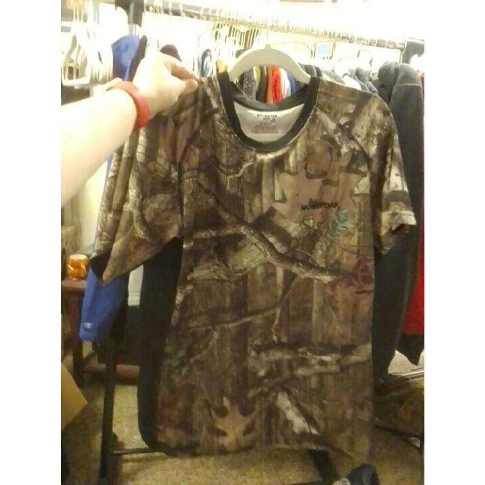 Camo Mossy Oak Break Up Infinity Polyester Long Sleeve T-Shirt Medium CR1
